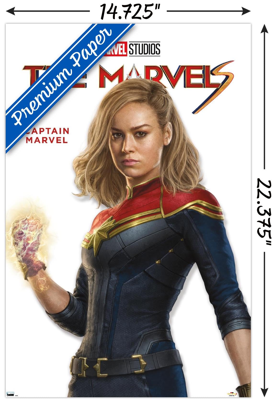 Amazon.com: Trends International Marvel The Marvels - Captain